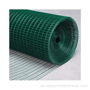 Grön PVC -belagd svetsad trådnät